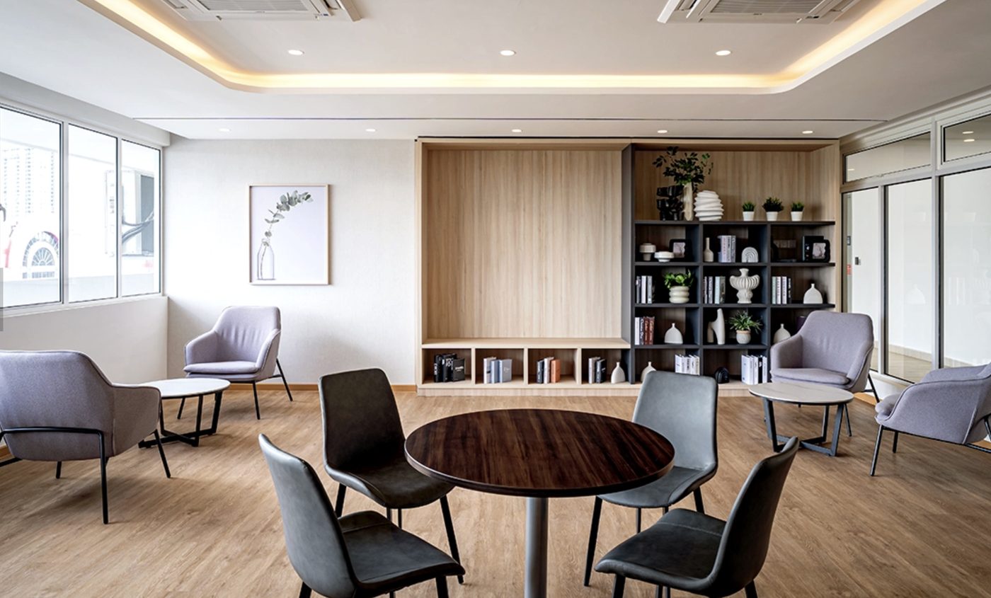 Trellis Residences reading lounge