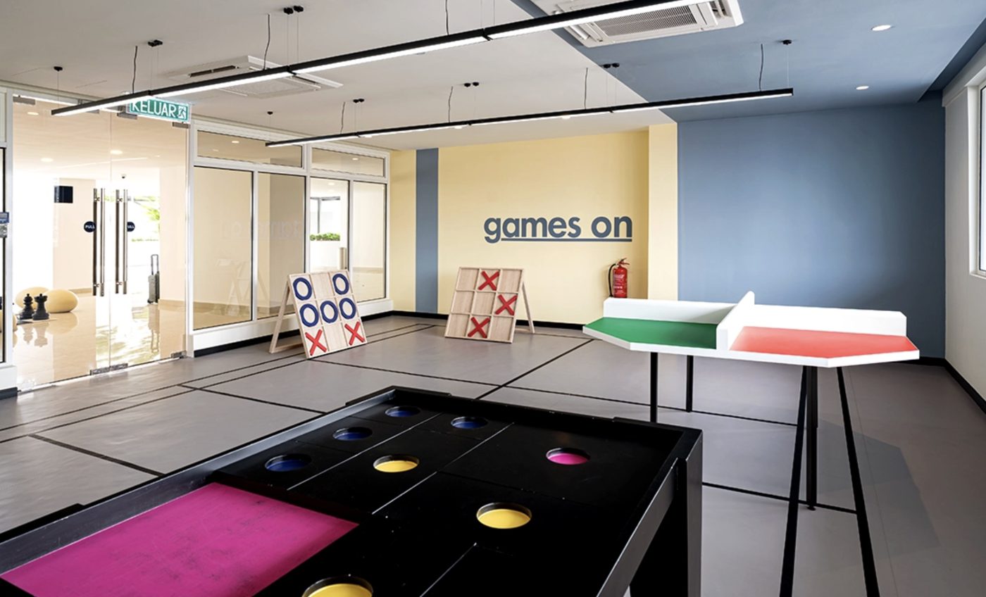 Trellis Residences games room