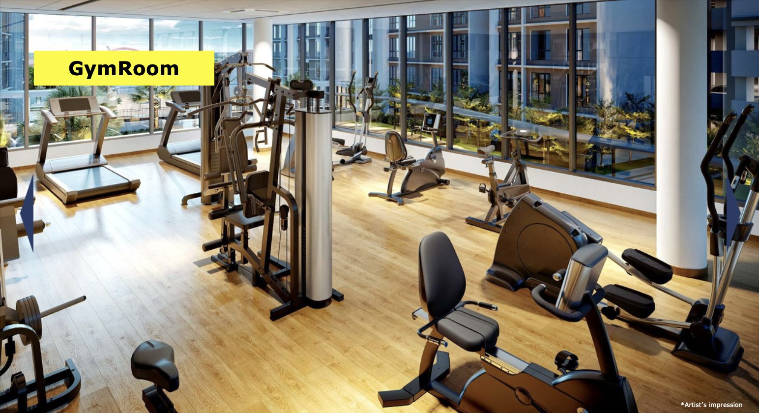 Veranda Residences gym room
